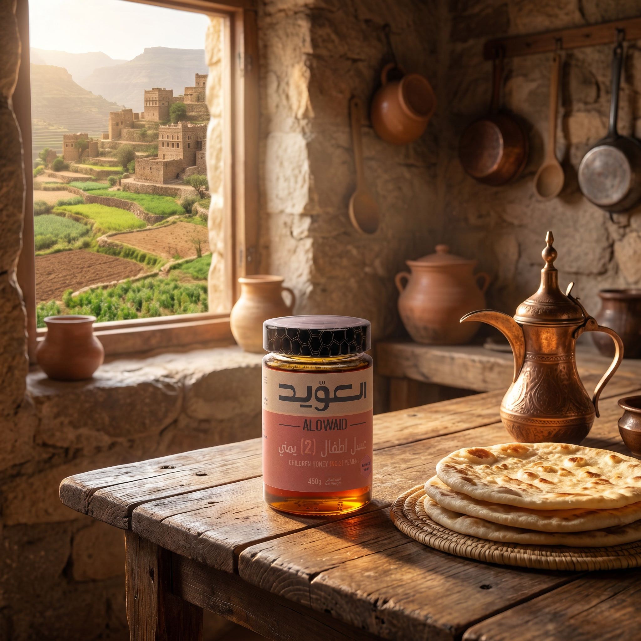 عسل اطفال يمني (2) 450جم
